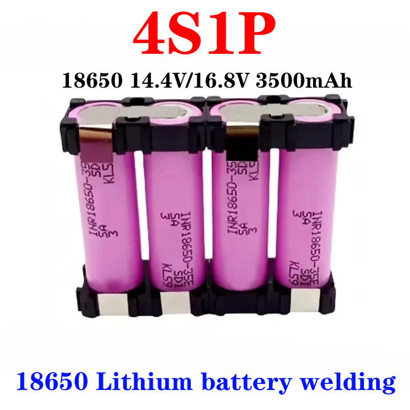 Paquete de batería de litio 18650 18650-35e personalizado 7,4 V ~ 25,2 V 3500MAH/7000MAH 2S1P 2S2P 3S1P 3S2P-6S1P 6S2P soldadura de batería 6S2P: Rosa