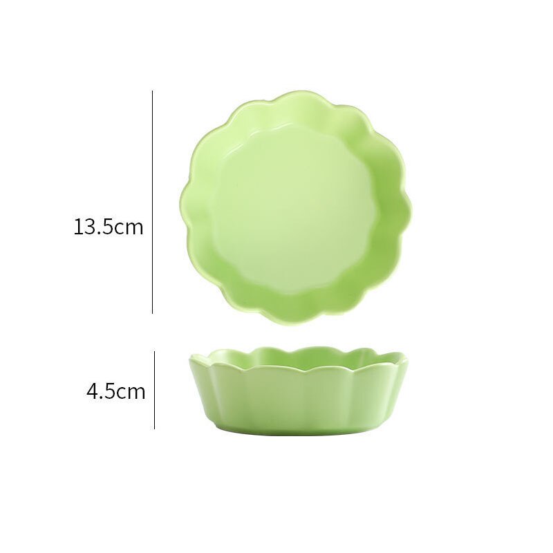 Keramische Servies Set Bloem Vorm Plaat Schotel De... - Vicedeal