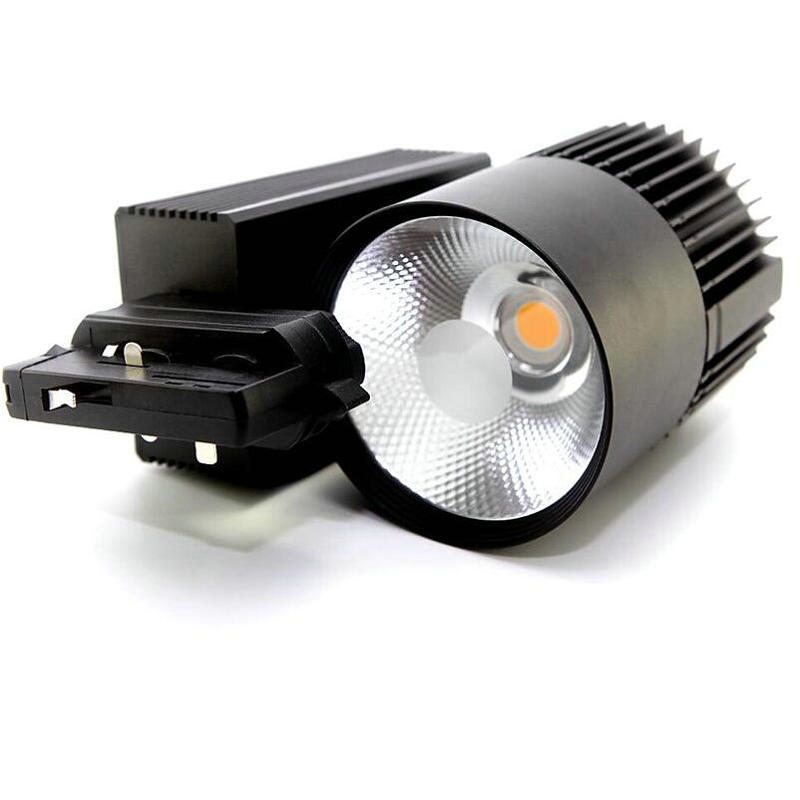 1 Uds. 4 cables 3 fases 30W 40W 50W LED COB Luz de pista iluminación interior iluminación de pista LED Spot luz