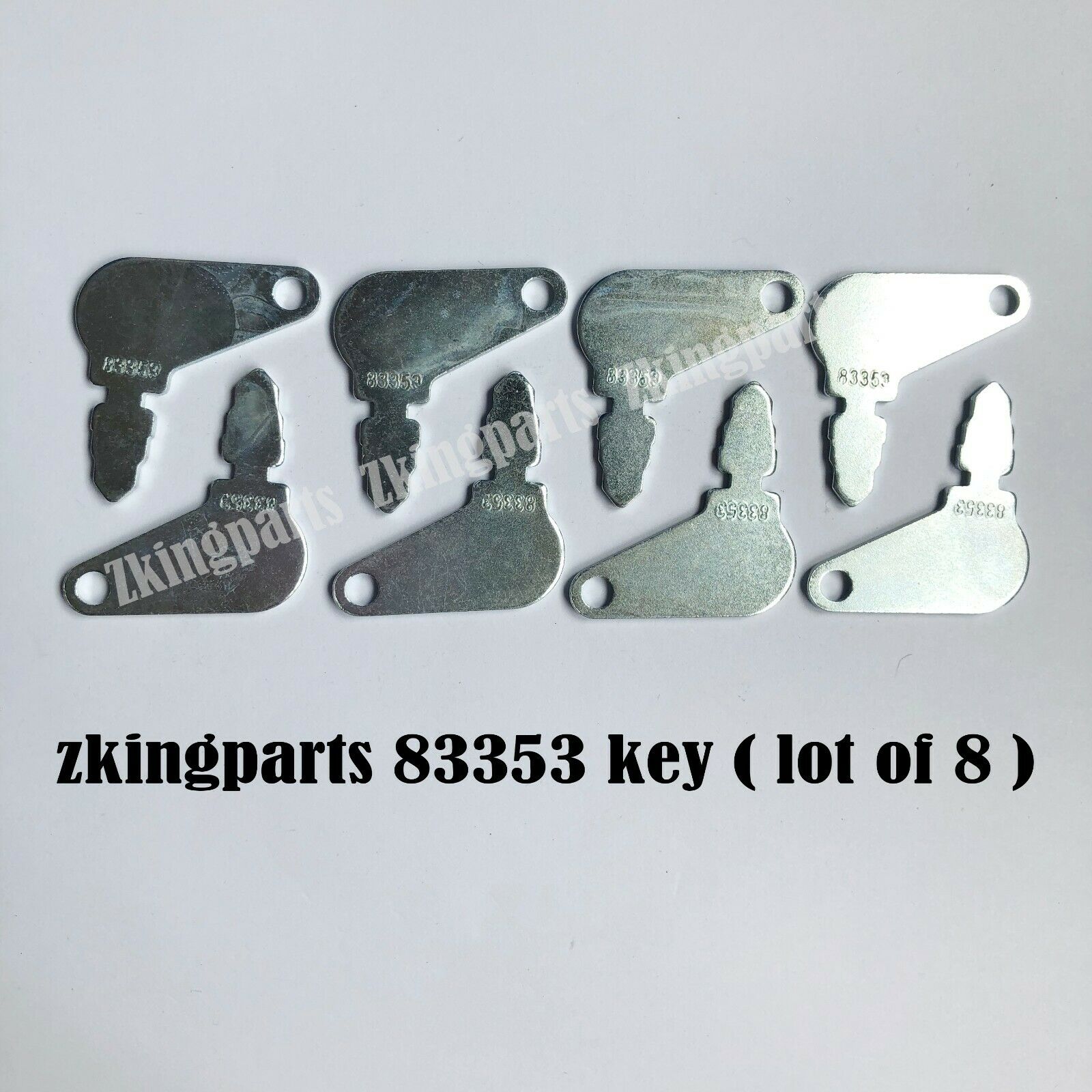 Heavy Equipment Key 83353 Fit John Deere Tractor ( Lot of 8 )