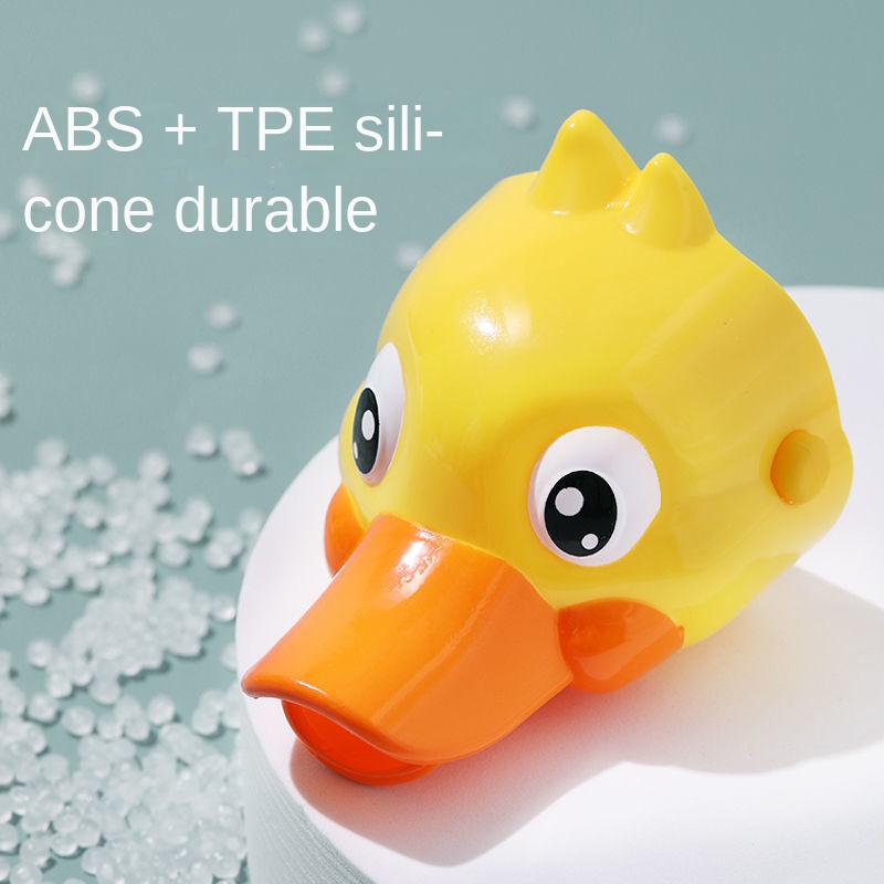 Animal Cute Duck Elephant Faucet Extender Water Children Saving Cartoon Tool Help Baby Washing Hands Bathroom Bath Toy Kids