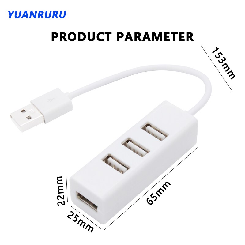 Usb 2.0 Hub Usb Hub 2.0 Multi Usb Splitter Hub 4 Poort Meerdere Expander 2.0 Usb Hub Voor Pc Laptop macbook Computer