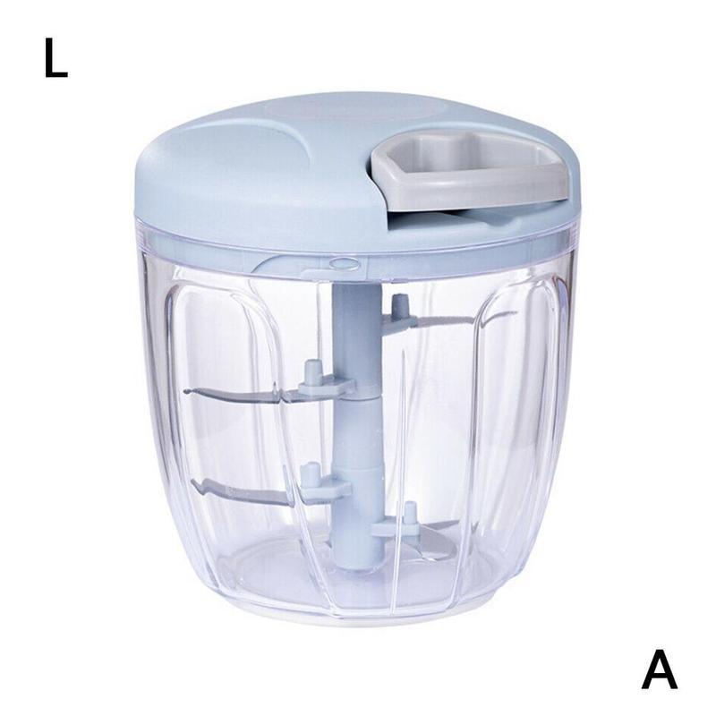 1 Set Manual Fruit Vegetable Meat Chopper Multifunctional Grinder Tools Dumpling Pull Food Shredder Gadget Hand Kitchen Cut K5B7: L / A
