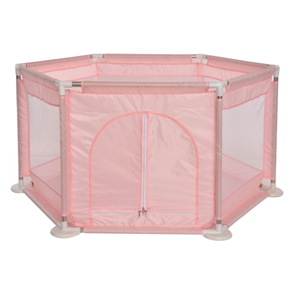 freundlicher's Sechseckigen Laufstall Playard Spielzeug Waschbar Ozean Ball Schwimmbad-einstellen Für Babys/Kleinkind/Neugeborene/Kleinkind Sicher krabbeln: Rosa