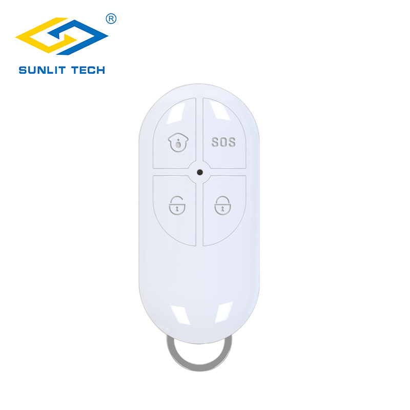 1/2/8pcs Wireless Portable Alarm Remote Controller 4 Buttons Key Fobs for Focus ST-IIIB ST-IIIGW ST-VGT ST-V GSM Intruder Alarm: Silver