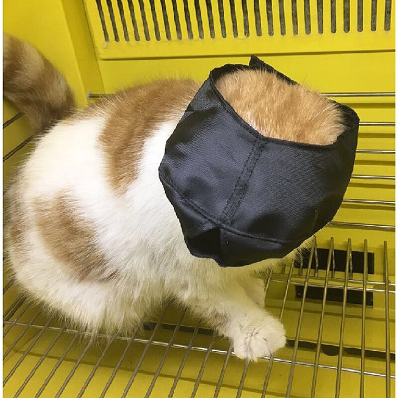 3 größe Nylon Katze Maulkorb Schlecht Schutz Reise Pflegenwerkzeug Schlecht Schönheit Lieferungen Bequem bat Maulkörbe Für Katzen Zubehör