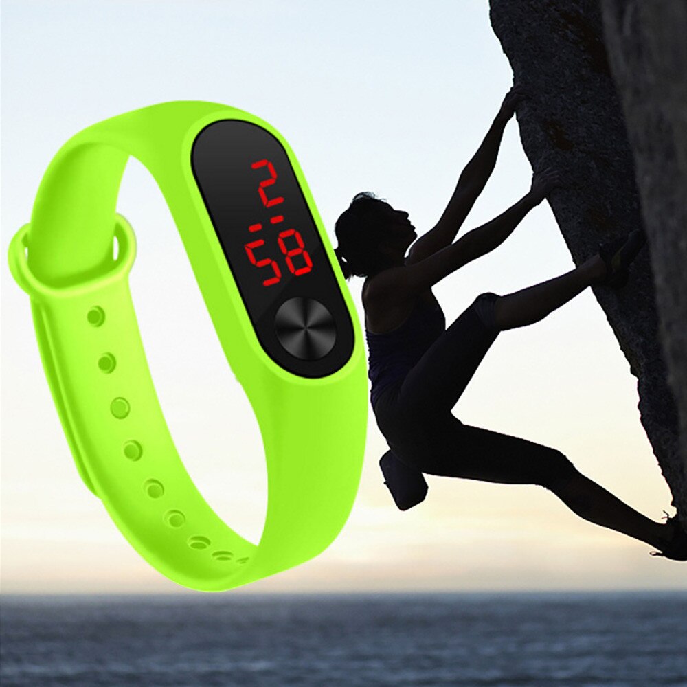 Klok Digitale Heren Horloge Vrouwen Horloges Smart Sport Horloge Hand Ring Horloges Led Sport Mode Elektronische