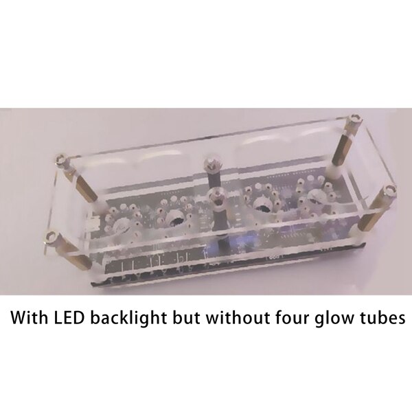 Light Tube Clock IN12 Electronic Tube Digital Clock DIY Clock Without Lamp Tube