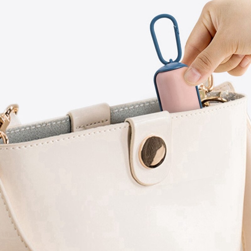 Portable Pet Litter Box Poop Pick-Up Bags with 15pcs Pet Waste Toilet Bag for Pet Outdoor Toilet Clean