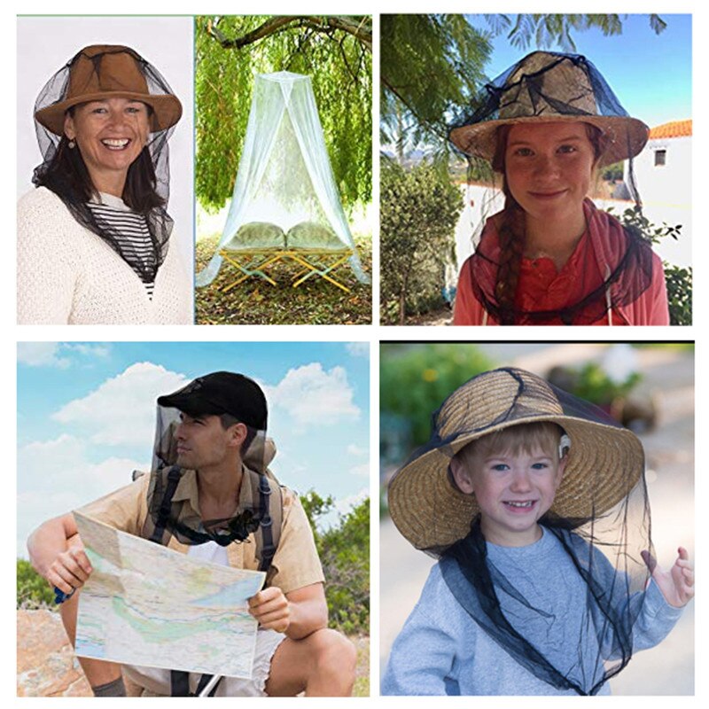 rozpylać na komary kapelusz siatka na głowę czapka wędkarska pszczelarstwo czapka z siateczką owady zapobieganie robakom pokrowiec na główkę podróż kemping czapki