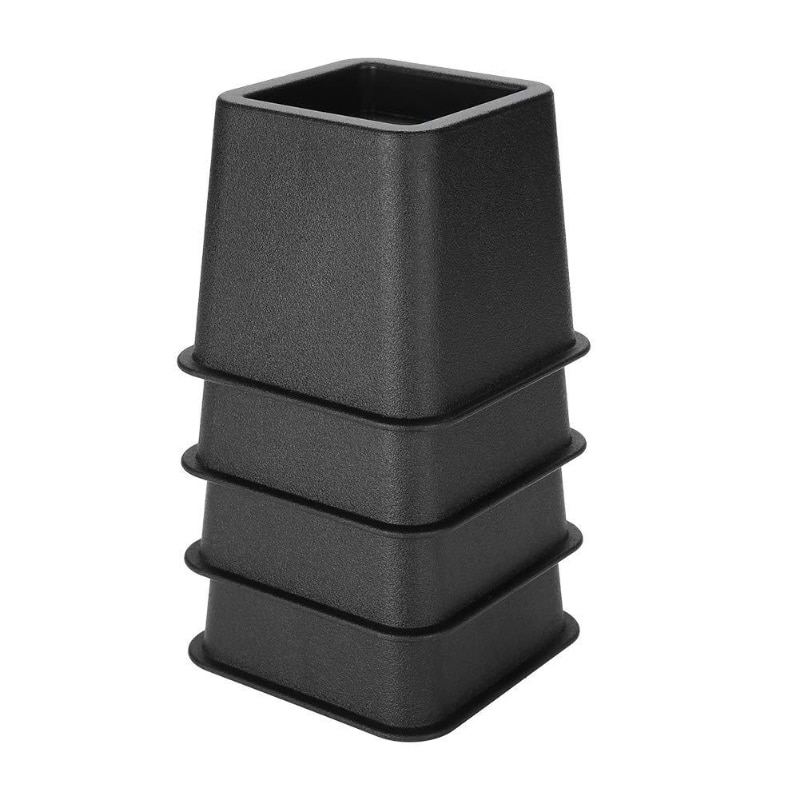 4PCS Chair Feet Pack Adjustable Bed Furniture Risers Elevation in Heights Heavy Duty Risers For Sofa Table Chair Practical