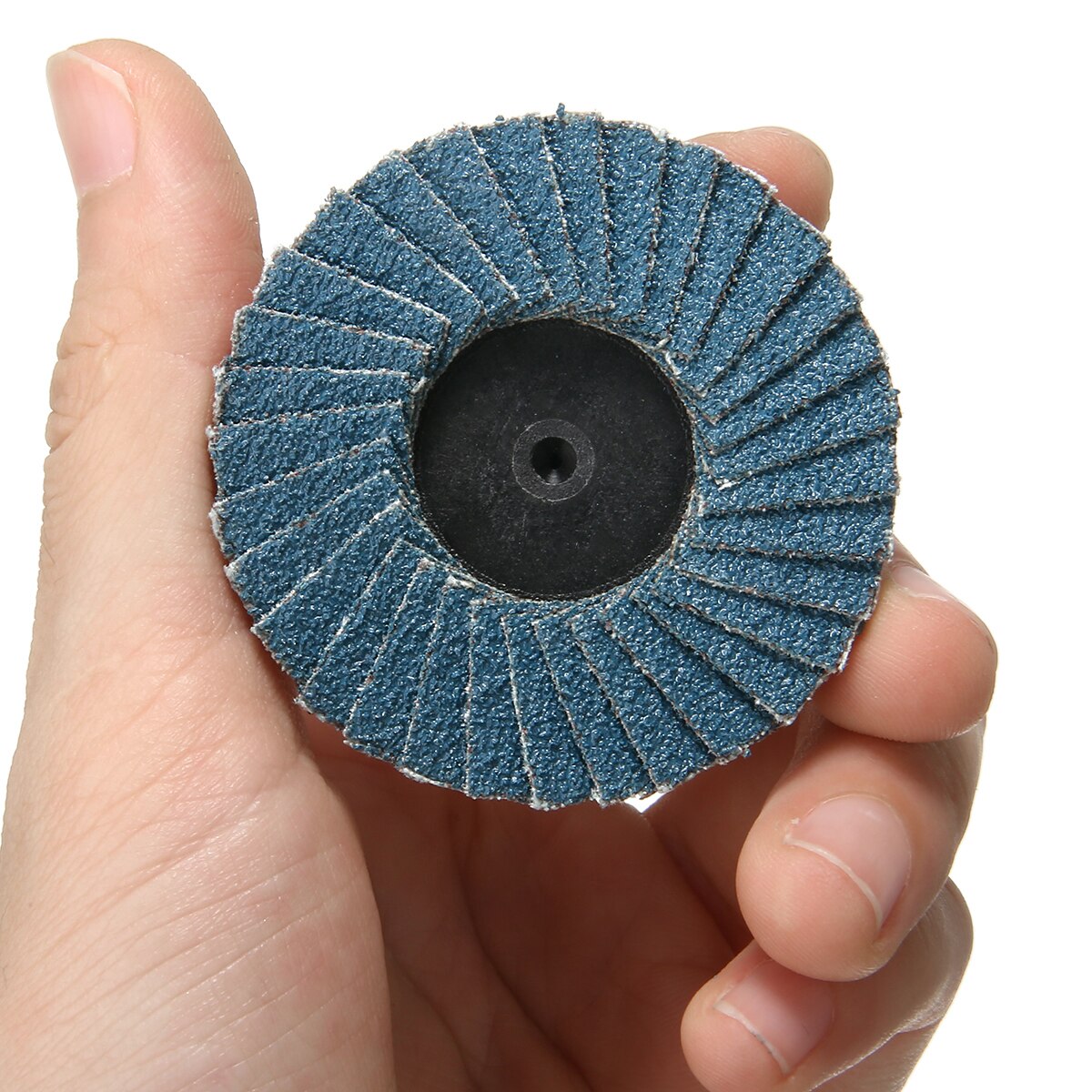 10Pcs Flap Discs 2 Inch Sanding Discs 60 Grit Lug Sanding Grinding Wheel Flap Type R Roloc Disc Wheels For Angle Grinder