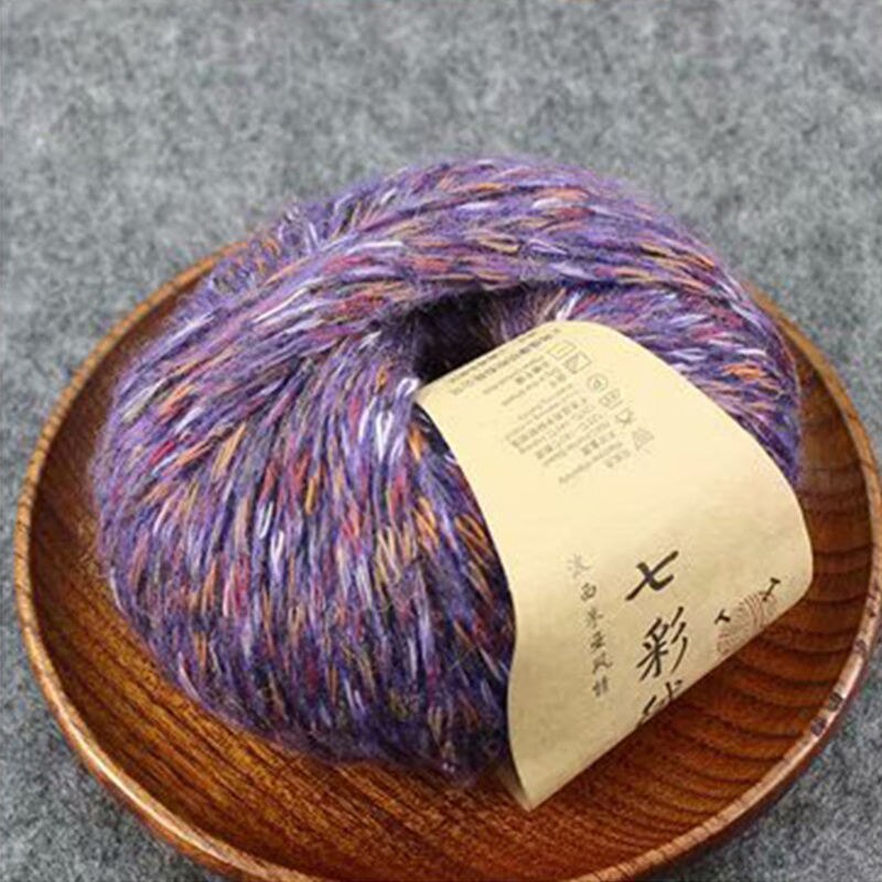 50g Wollen Kleurrijke Alpaca Fluwelen Wol Kasjmier Garen voor Hand Breien Haak DIY Trui Sjaal Draad: 12