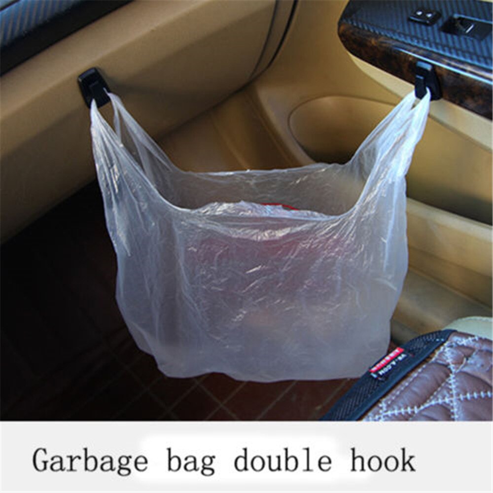 Support en plastique ABS pour voiture, 3 pièces, crochet de véhicule pratique Mni, crochet de véhicule, noir pour sac de voiture support de crochet