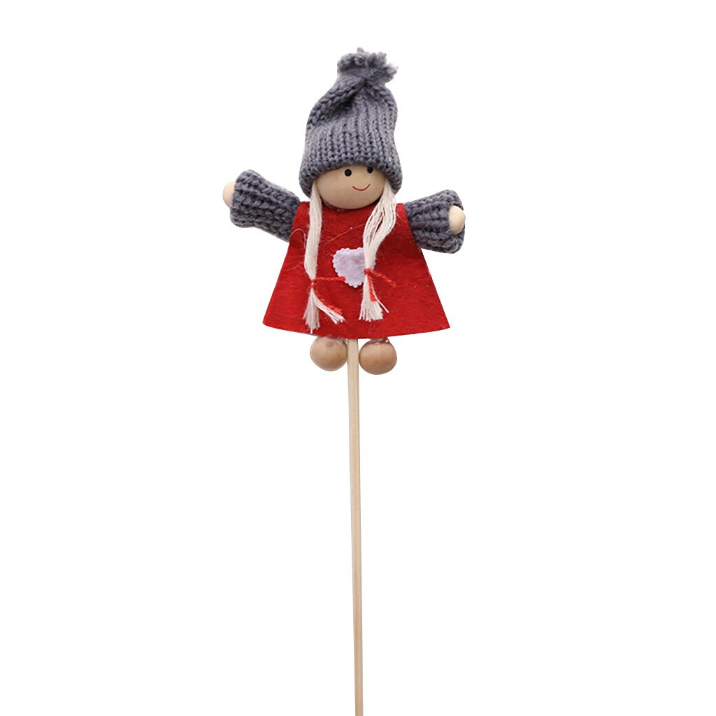 Kerst Pop Speelgoed Kerstman Sneeuwpop Elanden Kerstboom Opknoping Ornament Decoratie Voor Thuis Xmas Party: D