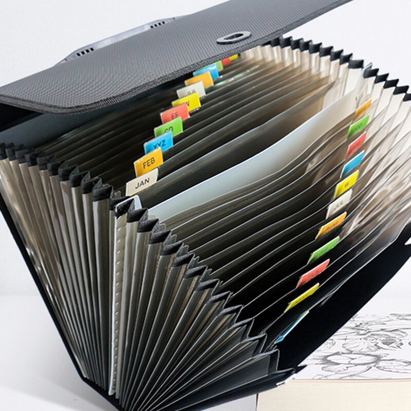 26 Netz Tragbare Orgel Tasche A4 Multi-Schicht Datei Ordner für Büro Studenten mit Große Kapazität Prüfung Papier Halfter