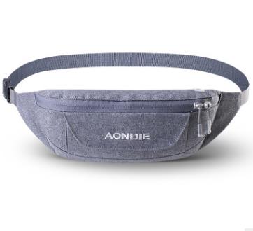 AONIJIE Unisex Waistpack Pouch Outdoor Camping Wandelen Hardlopen Taille Zakken Taille Zakken Met Verstelbare Riem: grey