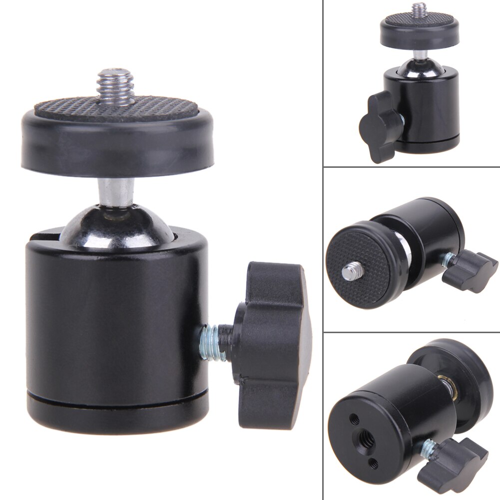 Mini Bal Hoofd van 360 Swivel DSLR Camera Statief Dsr + 1/4 "Schroef Mount Stand Mini Ball Head voor camera statief balhoofd L3FE