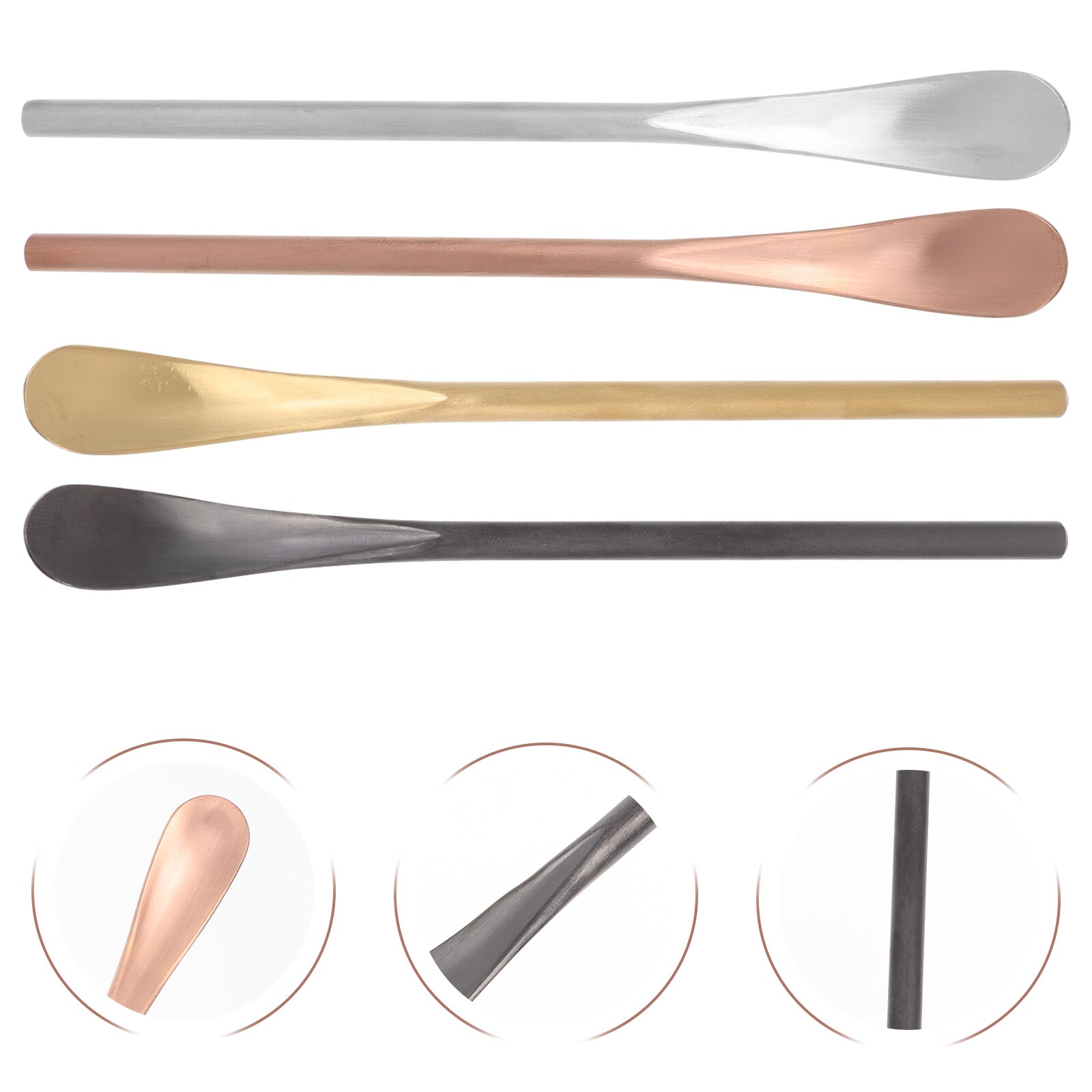 4pcs Japanese Style Coffee Stirring Spoons Beverage Mixing Rods Stirring Rods