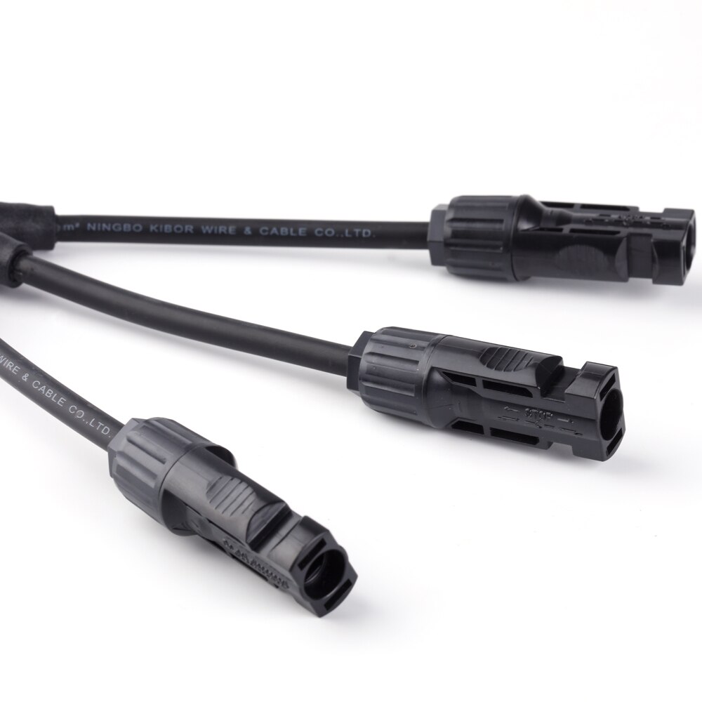 1 Paare x MC4 Stecker Y typ 3 in 1 männliche und weibliche Solar- kabel verbinden