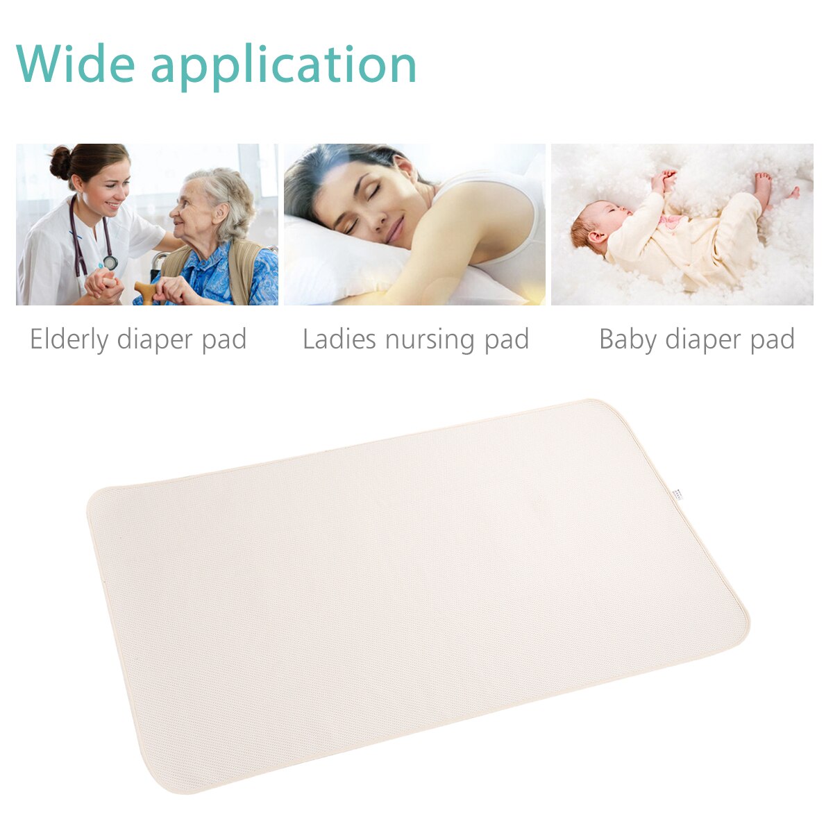 3D Mesh Isolatie Pad Kindje Waterdicht Urine Katoen Pad Pasgeboren Baby Bed Pad Menstruatie Bed Pad