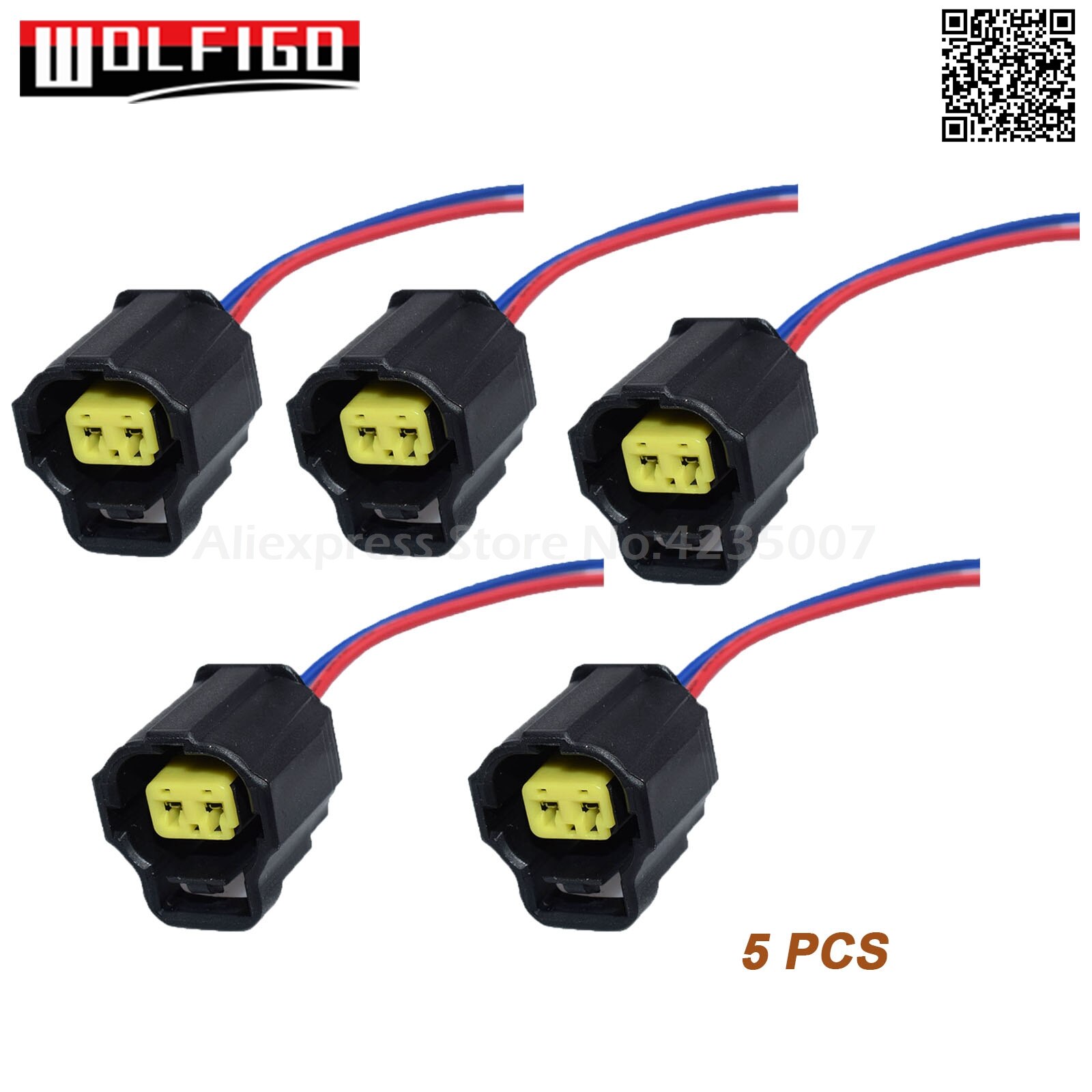 WOLFIGO 2 Way Vehicle Speed Sensor / Air Temperature Sensor Plug Connector Pigtail For Chrysler Jeep Dodge SU3156,5S4690 5S11976: 5 PCS