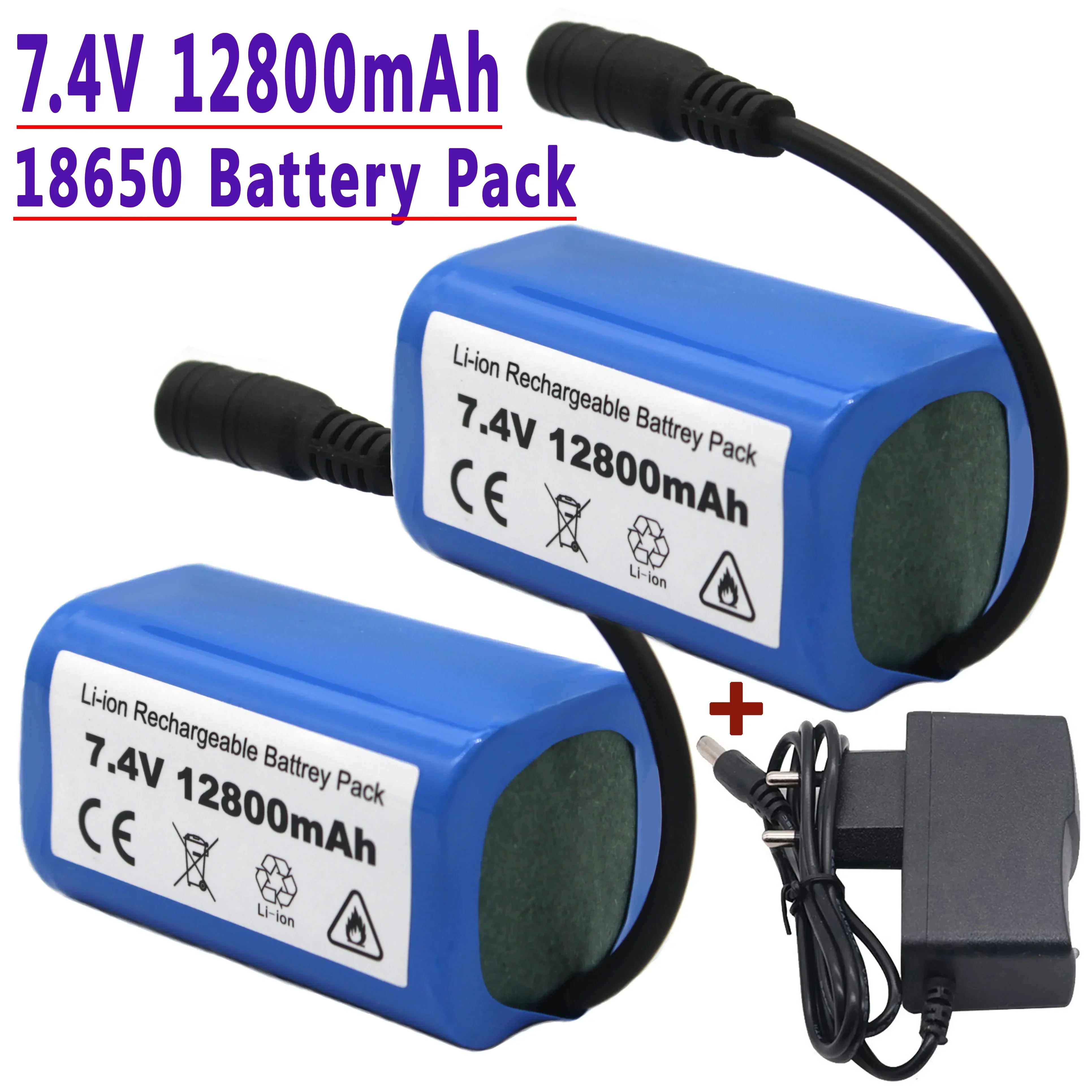 Nueva batería LiPo mejorada, 7,4 V, 12800 MAH, t1882011-5, t888, v007, h18, C18.