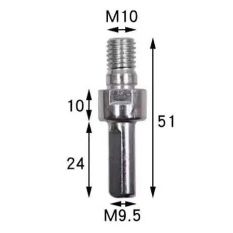 Juego de convertidor de biela para amoladora angular, adaptador de conexión de molienda, herramienta eléctrica para disco de corte, 3 uds., 10mm