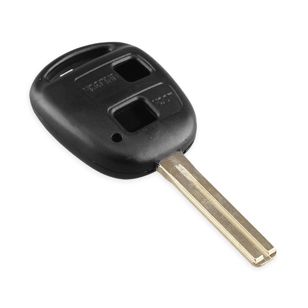 KEYYOU Car Key Shell 2/3 Buttons Remote Case for Lexus Es Rx Is Lx Gs IS200 RX300 ES300 LS400 GX460 For Toyota Uncut TOY48 Blade