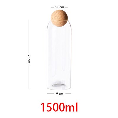 Koffie Blikjes, Verzegelde Blikken, Koffiebonen Behoud Blikjes, Kurk, Glazen Flessen, Opslagtanks graan Opslag Tanks: 1500ML