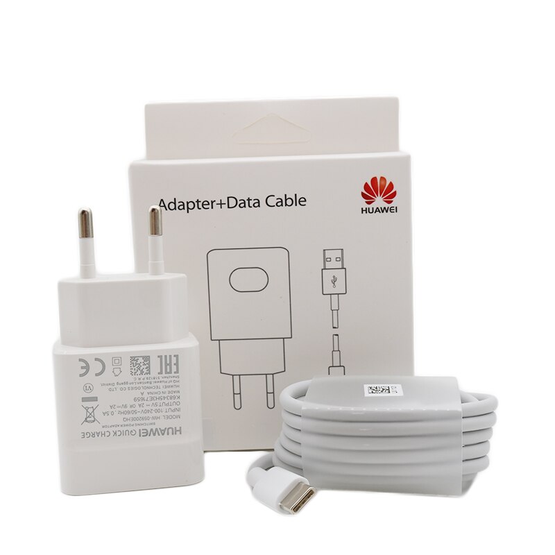 HUAWEI – chargeur Original 9v 2a EU micro adaptateur usb type-c pour Huawei Honor 9 nova 2 3 3e 4 5e p20 lite P9 P10 p20 lite P9 P10