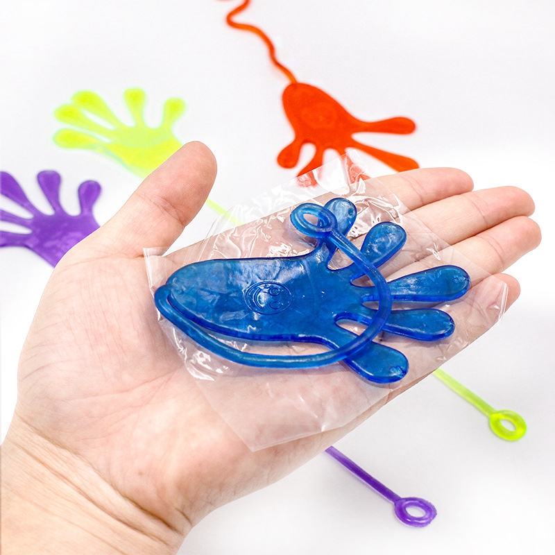 5 stks/zak Squishy Kleverige Handen Antistress Slap Palm Fun Joke Nieuw Speelgoed Voor Kinderen Squishi Anti-Stress squishies