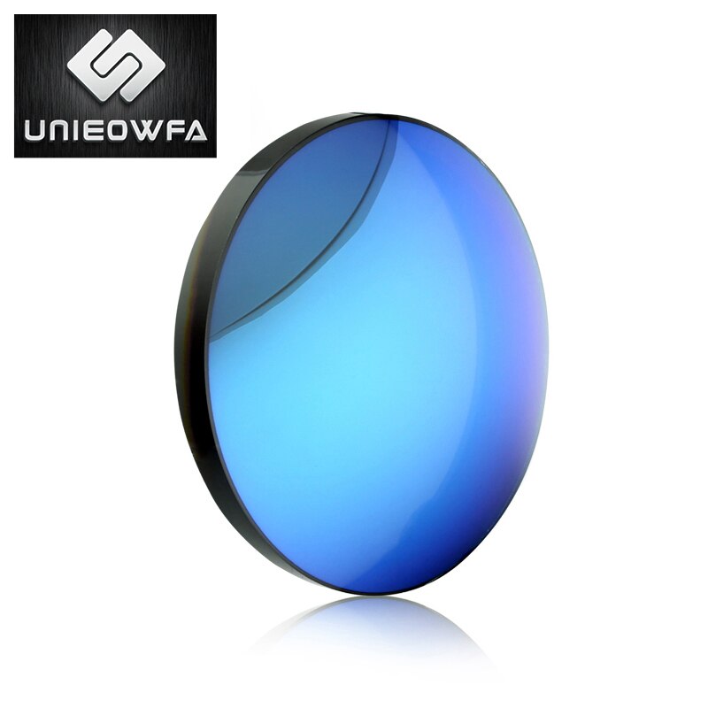 Multifocal Progressive Sunglasses Lens 1.56 1.61 1.67 Optical Prescription Glasses Lens Bifocal Myopia Hyperopia Lens UV400: Blue Mirror / 1.56