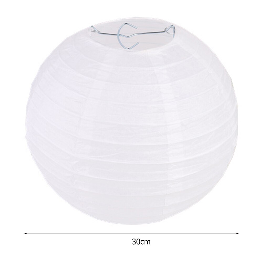 Lanterne di Carta cinesi Matrimonio All'aperto di Fidanzamento Festa di Compleanno FAI DA TE Luce Della Lampada Decorativa Borsette Palle: 12inch 1pc