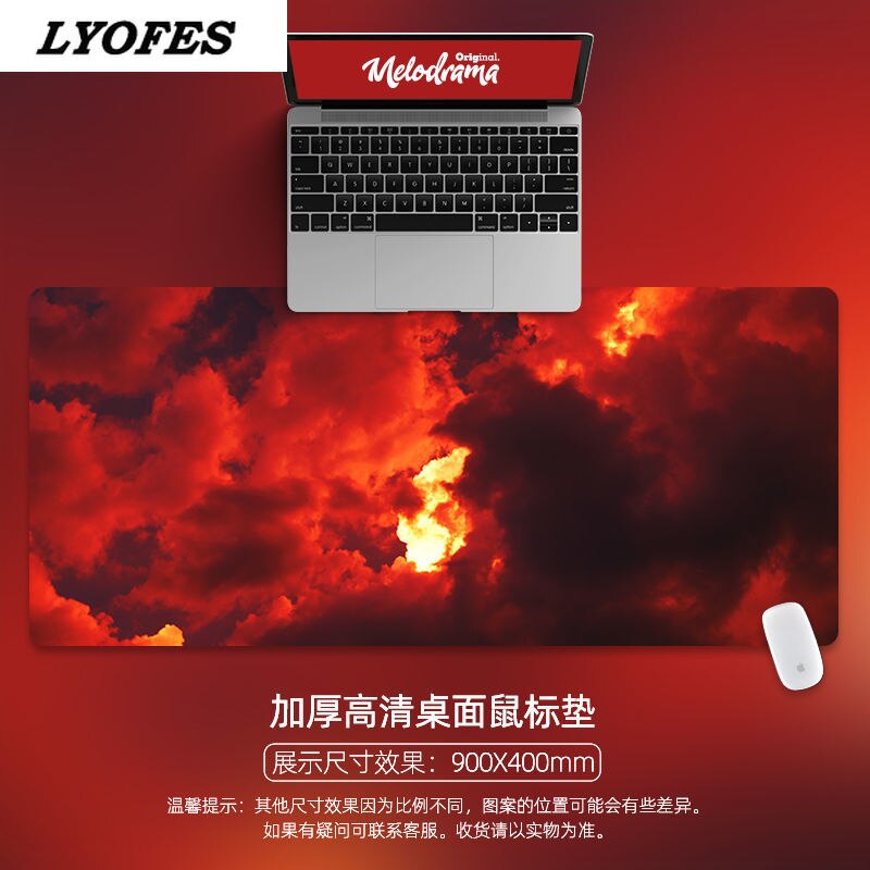 Kawaii Mouse Pad Laptop Mouse Mat Cute Mouse Padpad Large Writing Desk Mats Gaming Deskpad for Office Home Gamer 80x30 90x40: 400x900x2mm 07