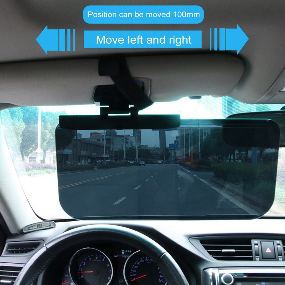 Auto Zonneklep Hd Gepolariseerde Zonnescherm Plaat Clear Vision Anti-Dazzle Anti-Uv Dazzling Goggle Verstelbare Bescherming Auto Accessoires