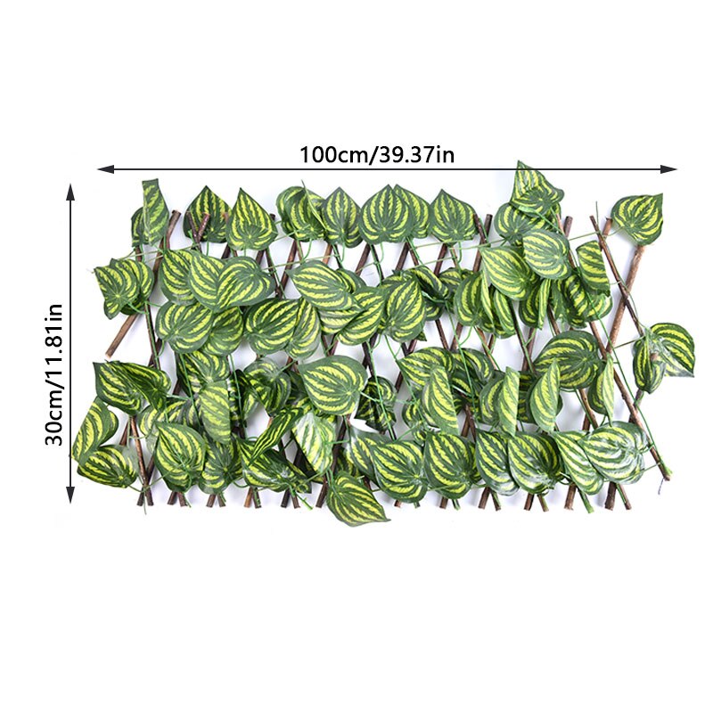 Kunstmatige Faux Ivy Leaf Privacy Hek Scherm Home Tuin Panelen Outdoor Hedge Tuin Hek Decoratieve Hek Telescopische Hek