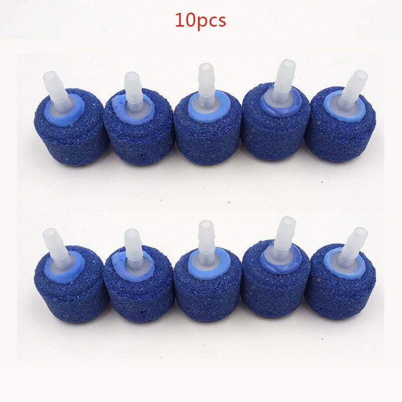 Nuttig 10Pcs 1Pcs Aquarium Lucht Steen Mini Bubble Disk Stone Plaat 2.5*4.5Cm (D * H) aquarium Zuurstof Beluchting Beluchter Functionele: 10pcs