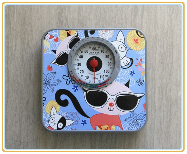 Precision Mechanical FLOOR SCALES Household Upscale Body Weighing Scale Spring Balance Body Scales 120kg 3 Colors: Blue