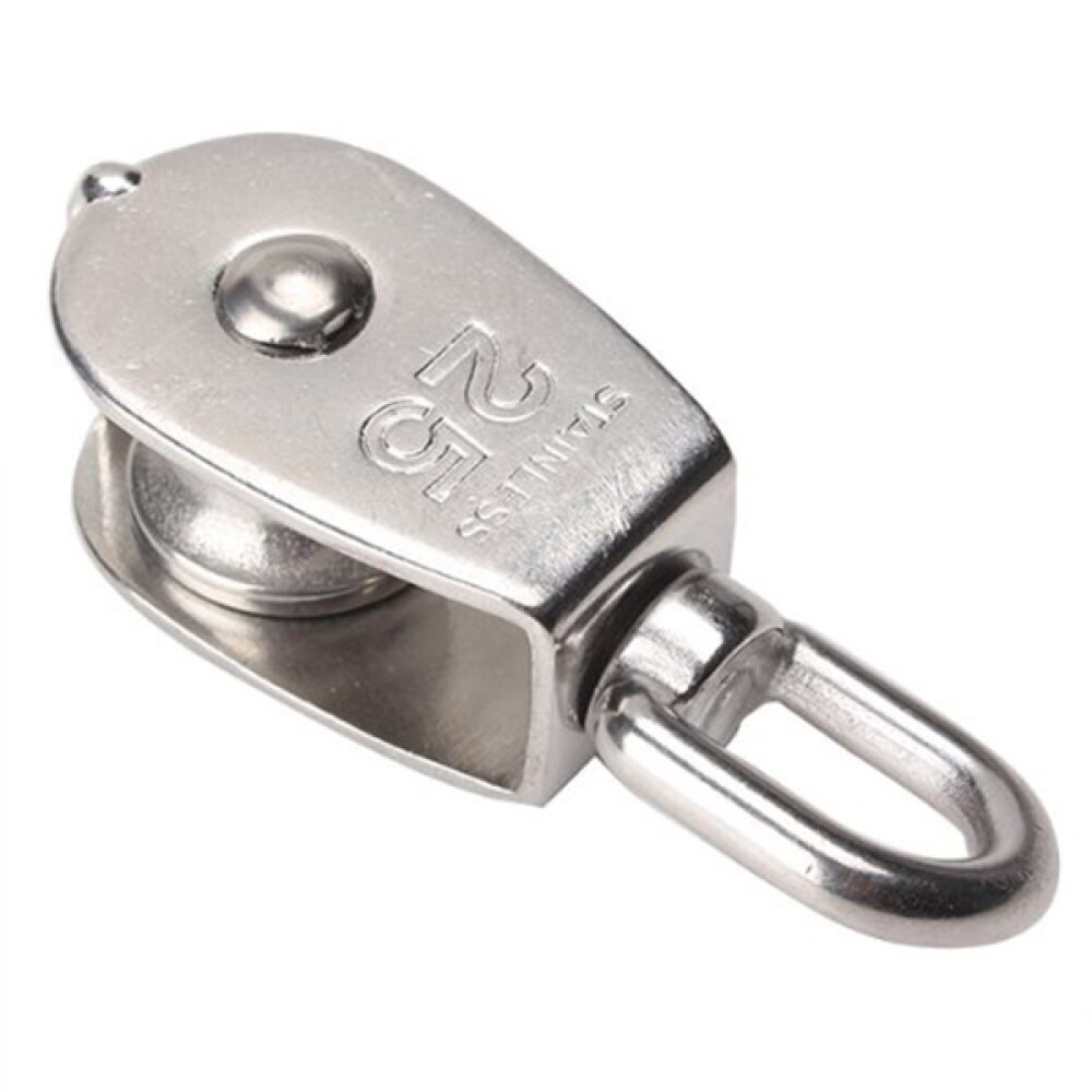 1pc Pulley Useful Machine Stainless Steel Roller Roller Stainless Steel Pulley Pulley Roller