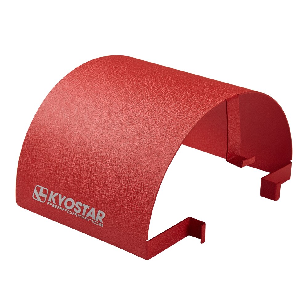 Rvs Air Intake Hitteschild Voor 2.5 &#39;&#39;-5&#39;&#39; Hals Neo Chrome Luchtfilter Kegel Hitteschild voor Universal: Rood