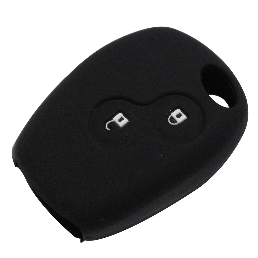 Funda de llave de control remoto para coche de goma de silicona con 2 botones para Renault Kangoo DACIA Scenic medane Sandero capture Twingo Modus