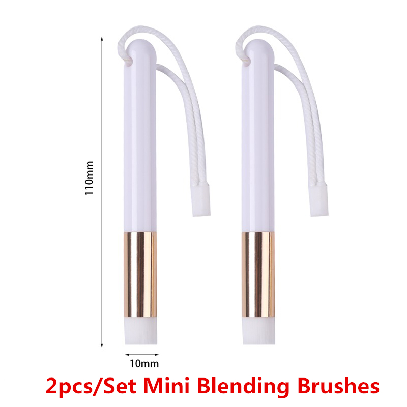 Mini brosse de mélange, support de brosse pour Scrapbooking, cartes artisanales de bricolage, peinture artisanat, outil fait à la main: D