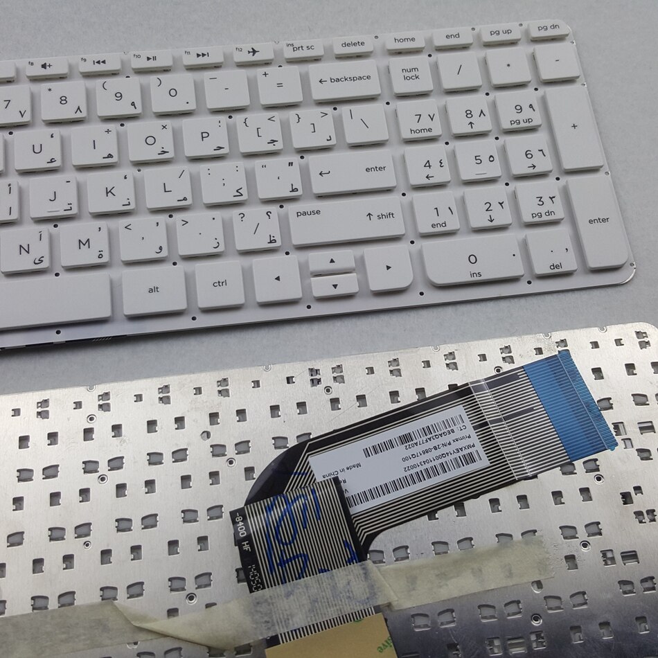 Arabic Korean Swiss US White Laptop Keyboard For HP 15-P 15-K 15-V 15T-K100 200 15Z-P000 17T-F 17-K 17Z-F 17-F Series