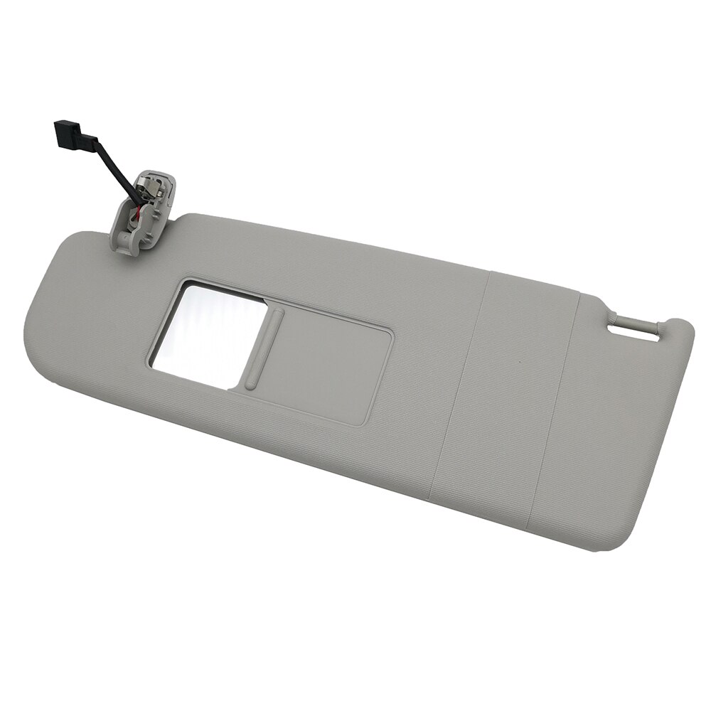 Car Left Driver Side Sunvisor Sun Visor Board For Volkswagen Polo With Light Mirror Gray