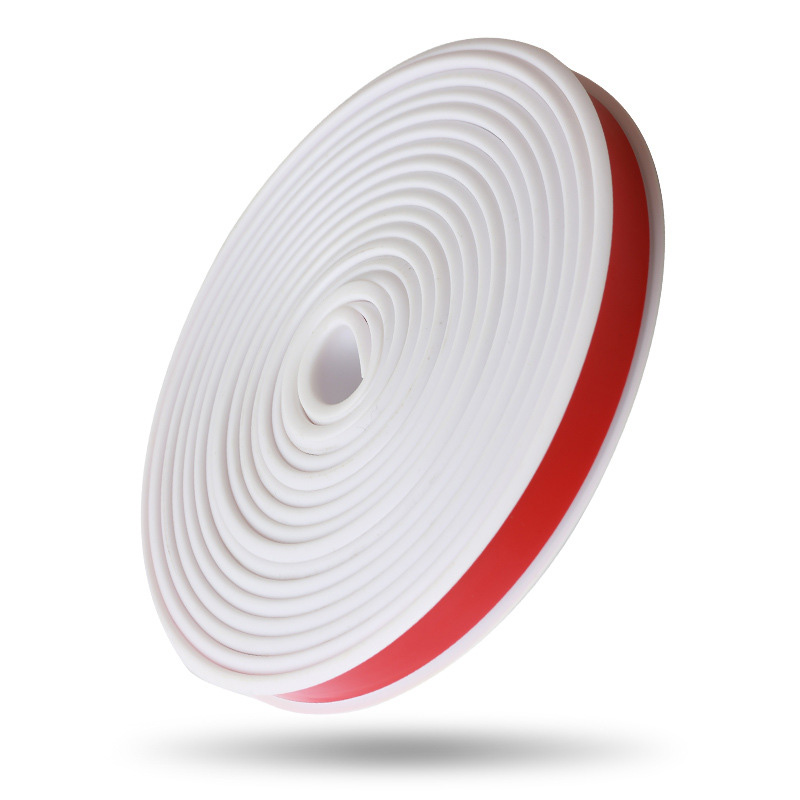 Bande de chant auto-adhésive de 1 mètre, panneau de meubles, armoire, Table, chaise, couvercle de protection, bande d'étanchéité en caoutchouc de Silicone en forme de U: 14mm / Linen