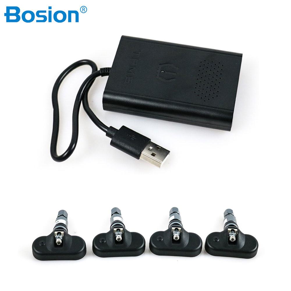 Wireless Tire Pressure Monitor System Car TPMS Auto Security Alarm Systems Tyre Pressure Warning