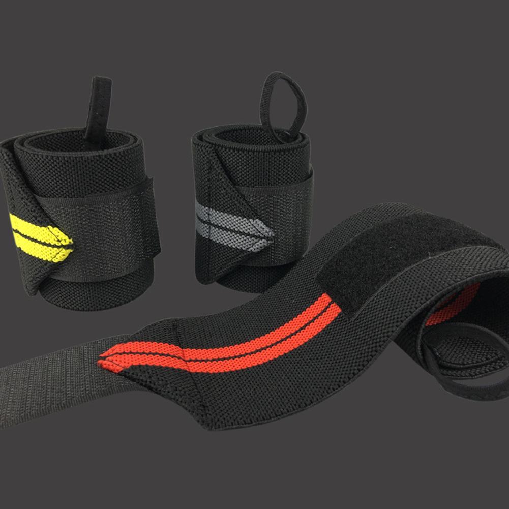 3 farben fitness gepolsterte handgelenk-daumenbandage mit riemen für krafttraining und gewichtheben, polyester-handgelenkbandage 1pc