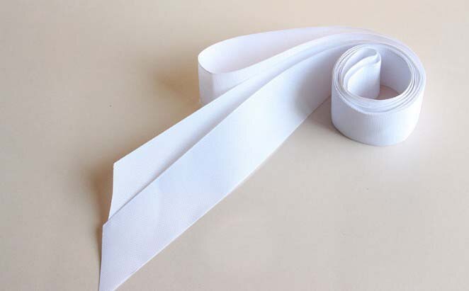 Cinturón de boda para dama de honor, cinta de 270x4cm en 9 colores, Morado, blanco y negro, cinturones de boda, accesorios de vestido de novia: Blanco