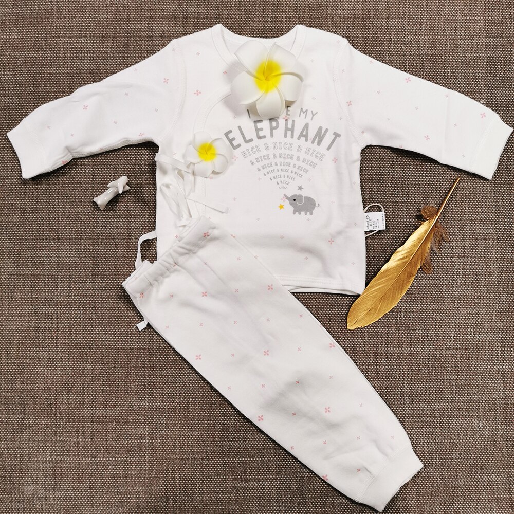 Nyfødt tøj baby bomuld undertøj sæt nyfødt munk tøj blød behagelig sikker baby nyfødte produkter: Rød / 3m
